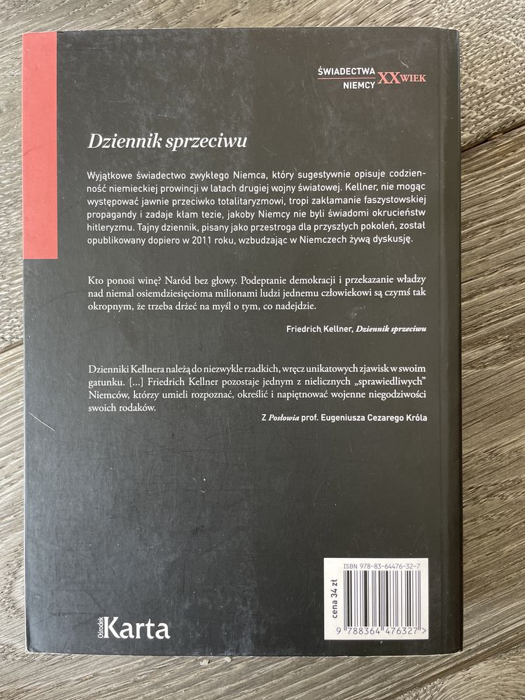 Friedrich Kellner - Dziennik sprzeciwu