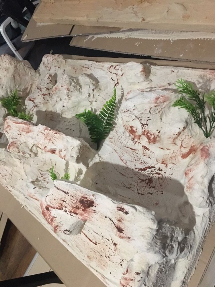 TERRARIUM Tło 3D scianki terrarium jaszczurka agama gekon wąż