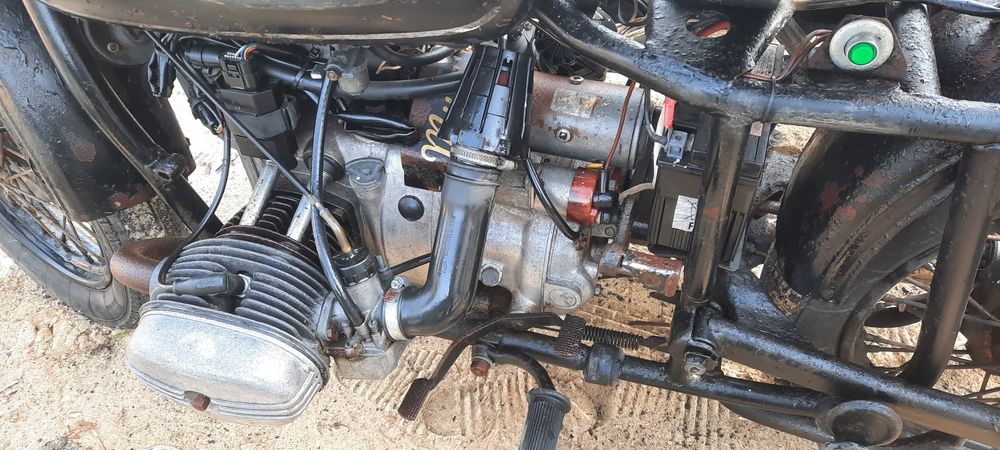 Mota sidecar replica 2ª guerra restauro