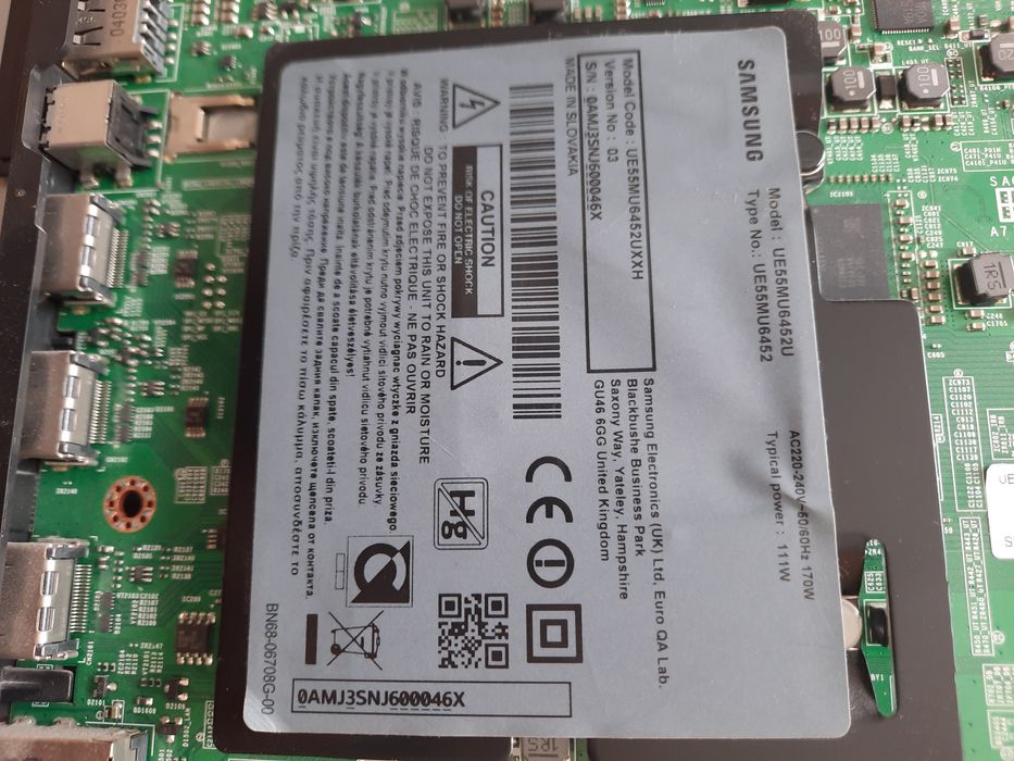Płyta główna samsung UE65RU7172U UE55MU6452U