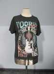 Szary rockowy festiwalowy tshirt, koszulka w stylu vintage