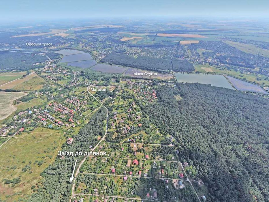 Продаж 2 га у лісовій місцевості, Хлепча (32 км від Києва)