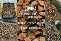 Дрова, безкоштовна доставка