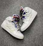 Adidas x Jeremy Scott rare sneakers unikat flaga brytyjska hi basket