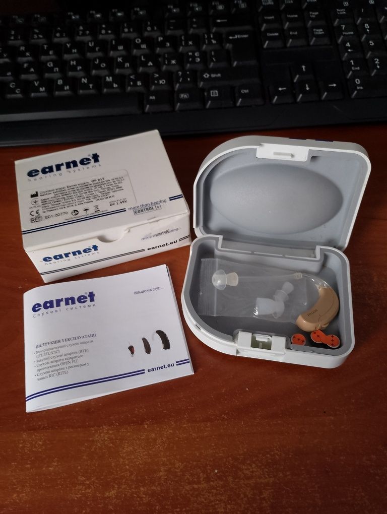 Слуховой аппарат Earnet усилитель звука