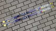Narty biegowe bez łuski Salomon Equipe 8X JR Skate + SNS PILOT 136 cm