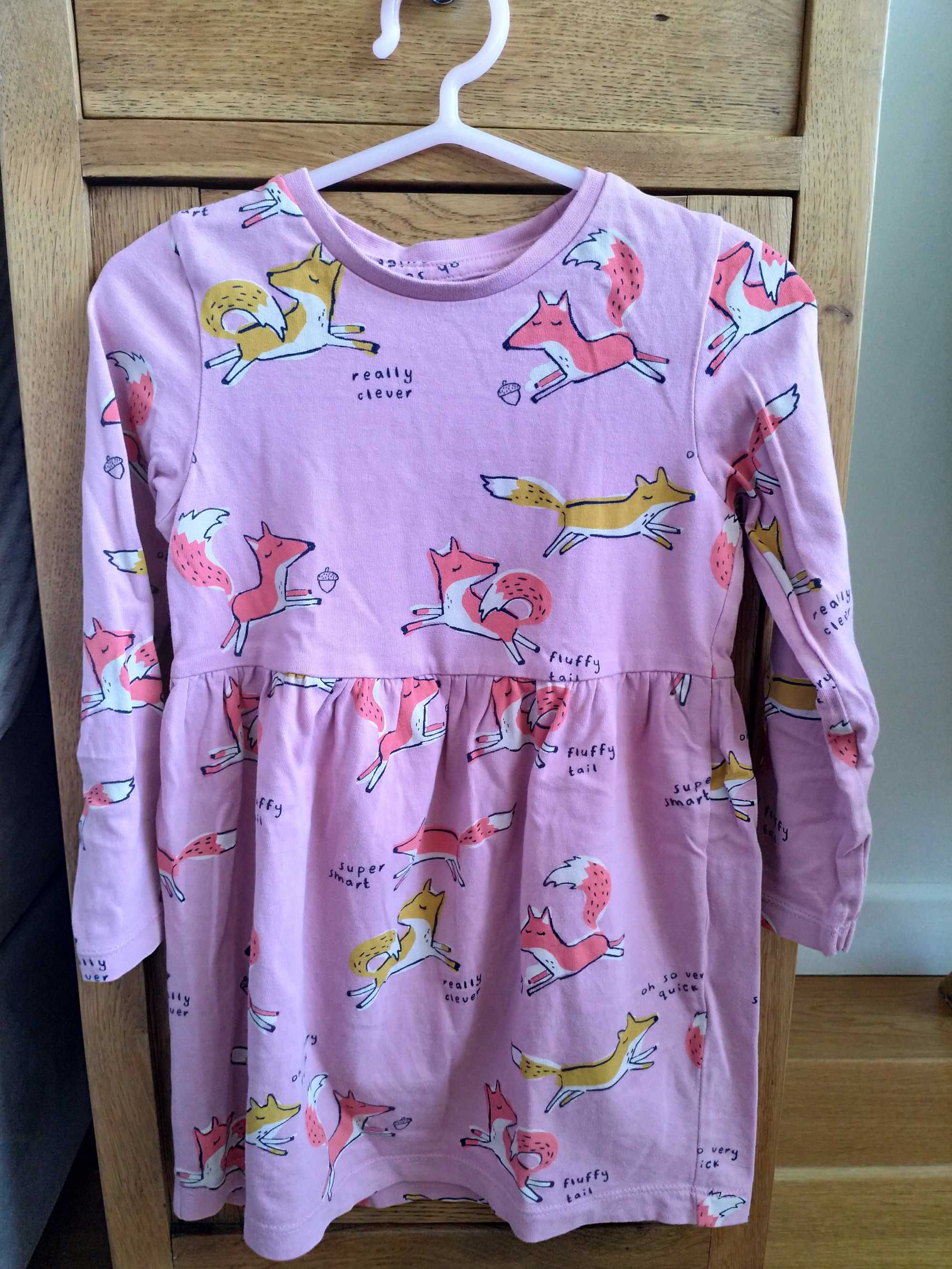 Sukienka M&S roz 98 w liski Bawełna