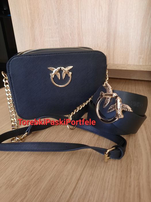 Nowy zestaw Pinko , torebka + pasek.