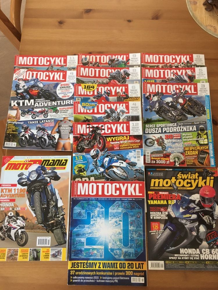 Stare gazety Motocykl