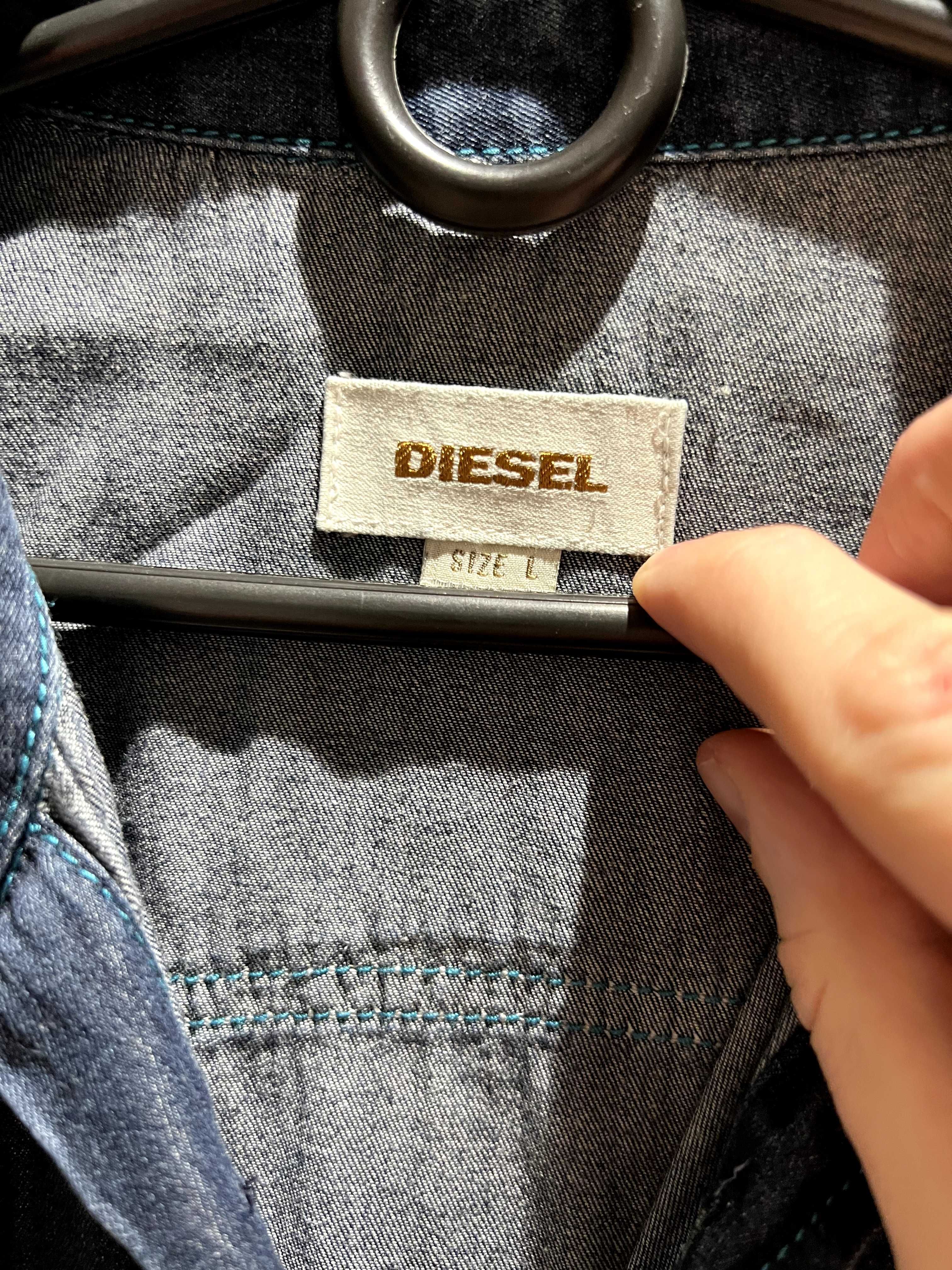 Джинсова сорочка Diesel розмір L