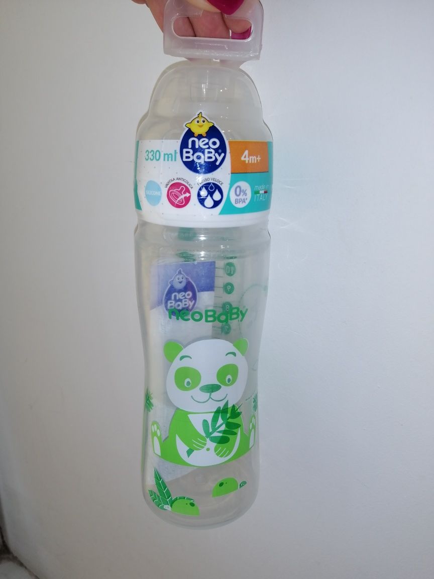 Новая пластиковая бутылочка для кормления пляшечка пляшка Neo Baby 330