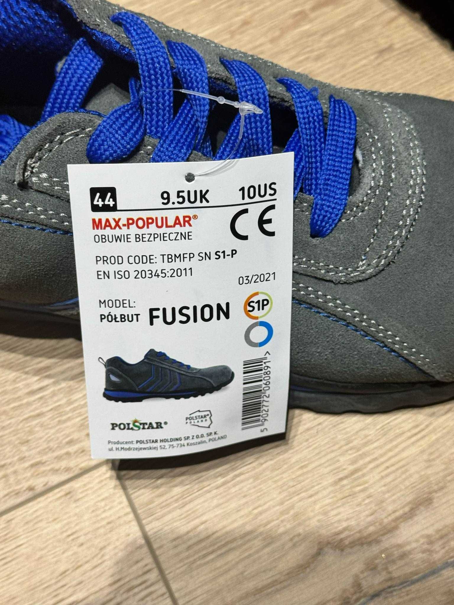 Buty robocze BHP FUSION rozmiar 44 nowe
