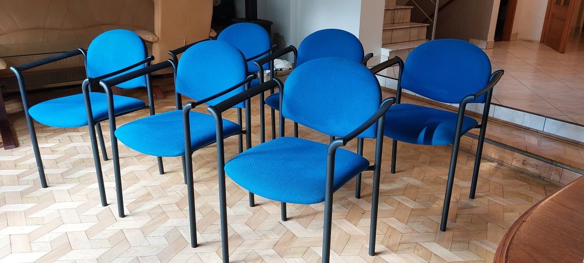Sprzedam krzesła biurowe konferencyjne 6 sztuk