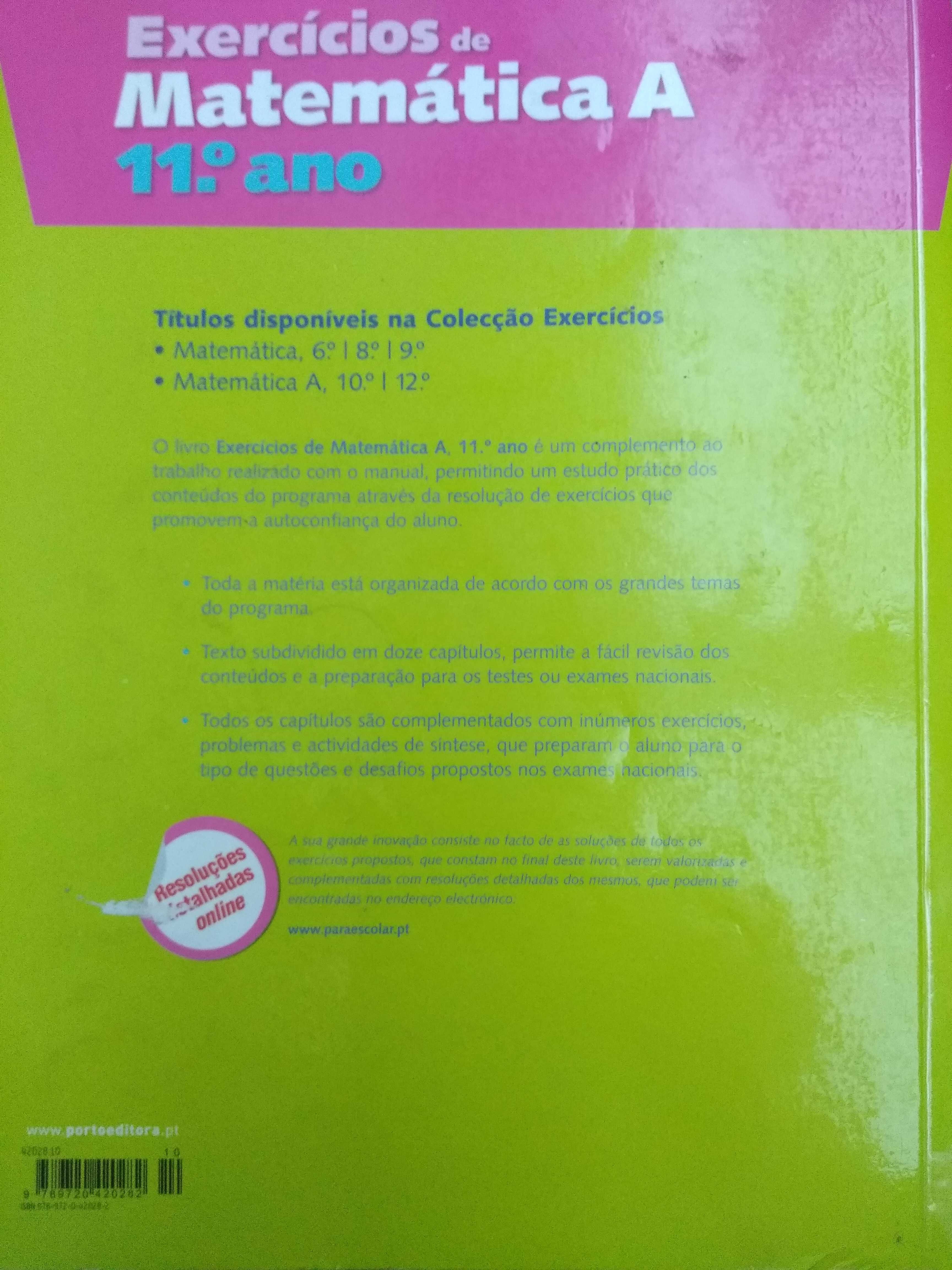 Livro de Exercícios Matemática 11º. Ano - Matemática A