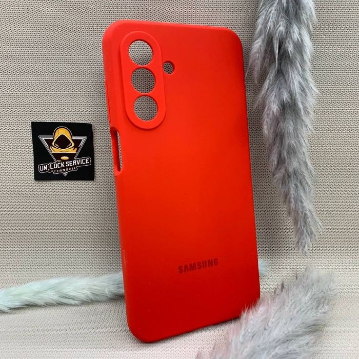 Топ! Samsung A17 с логотипом Противоударный чехол софт тач все модели