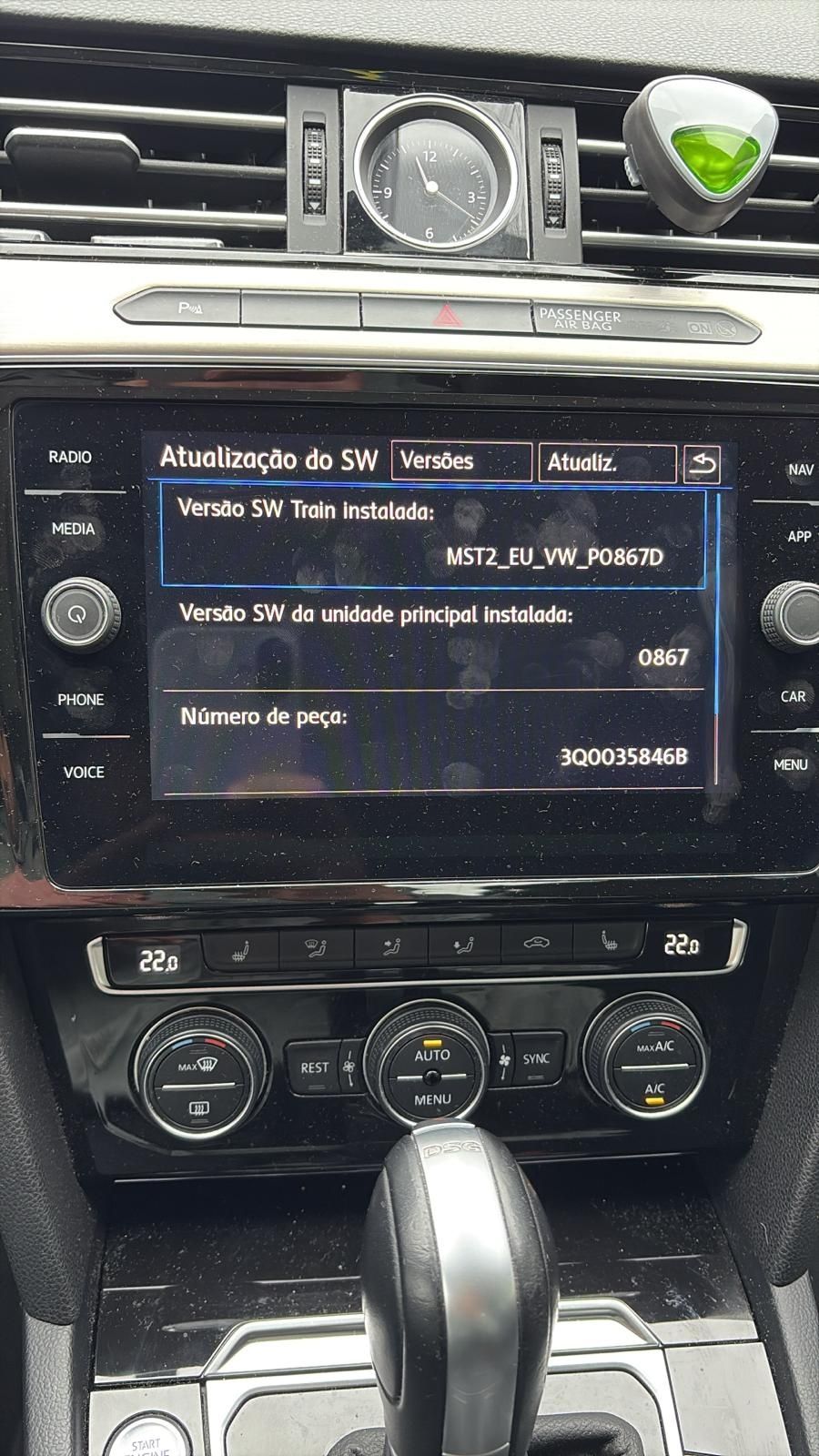 Ativação Android auto e carplay - seat vw