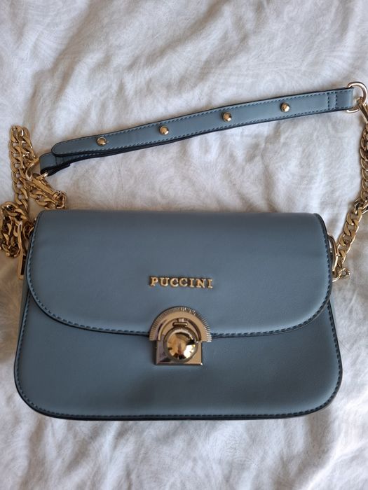 Puccini torebka listonoszka na ramię niebieska
