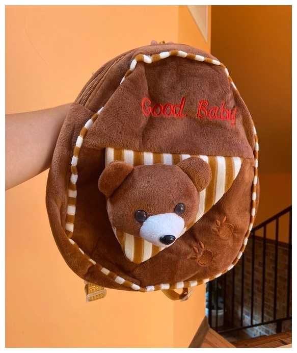 nowy plecak przedszkole mis plusz teddy pluszak maskotka