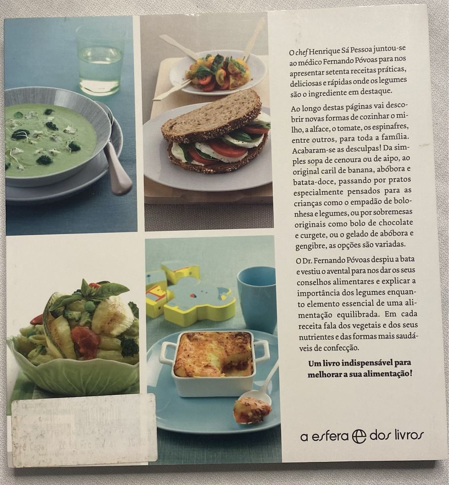 Livro Legumes sem desculpas