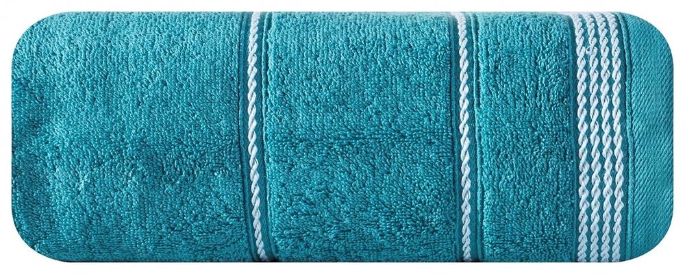 Ręcznik Kąpielowy 50x90 Bawełniany Frotte Mira 08/500 g/m2 Turkusowy