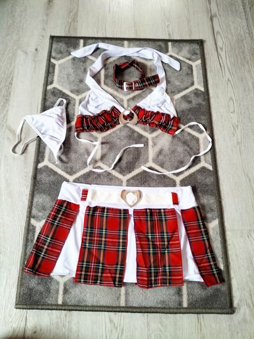 Strój seksowny  niegrzecznej uczennicy  roz.S