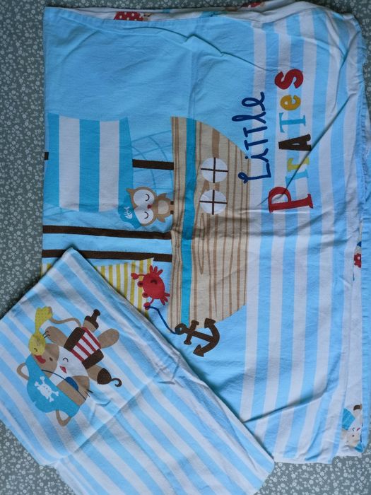Pościel dziecięca flanela Herding Little Pirates 100 x 135
