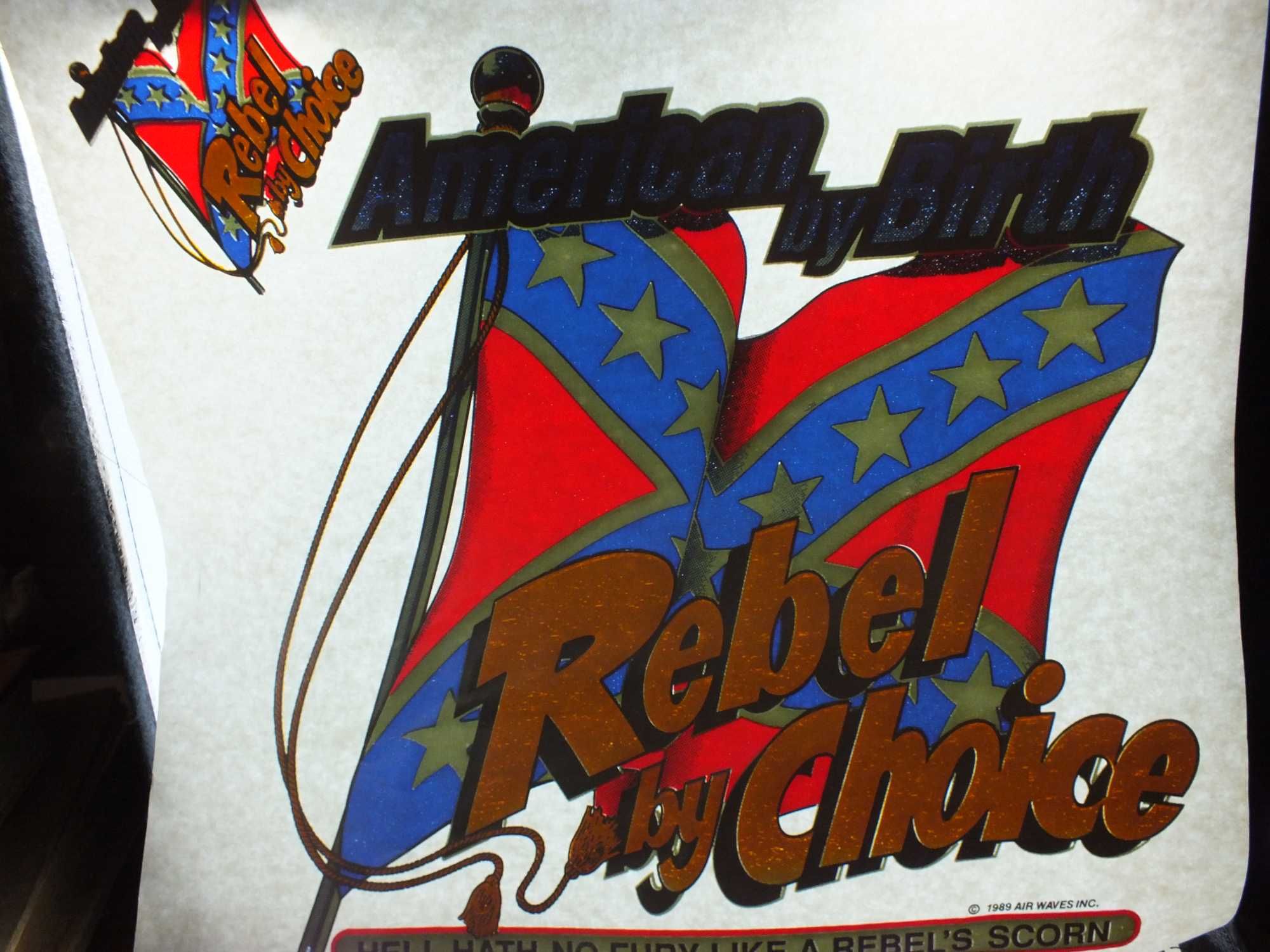 Prasowanka na koszulkę VINTAGE Rebel 1989 r