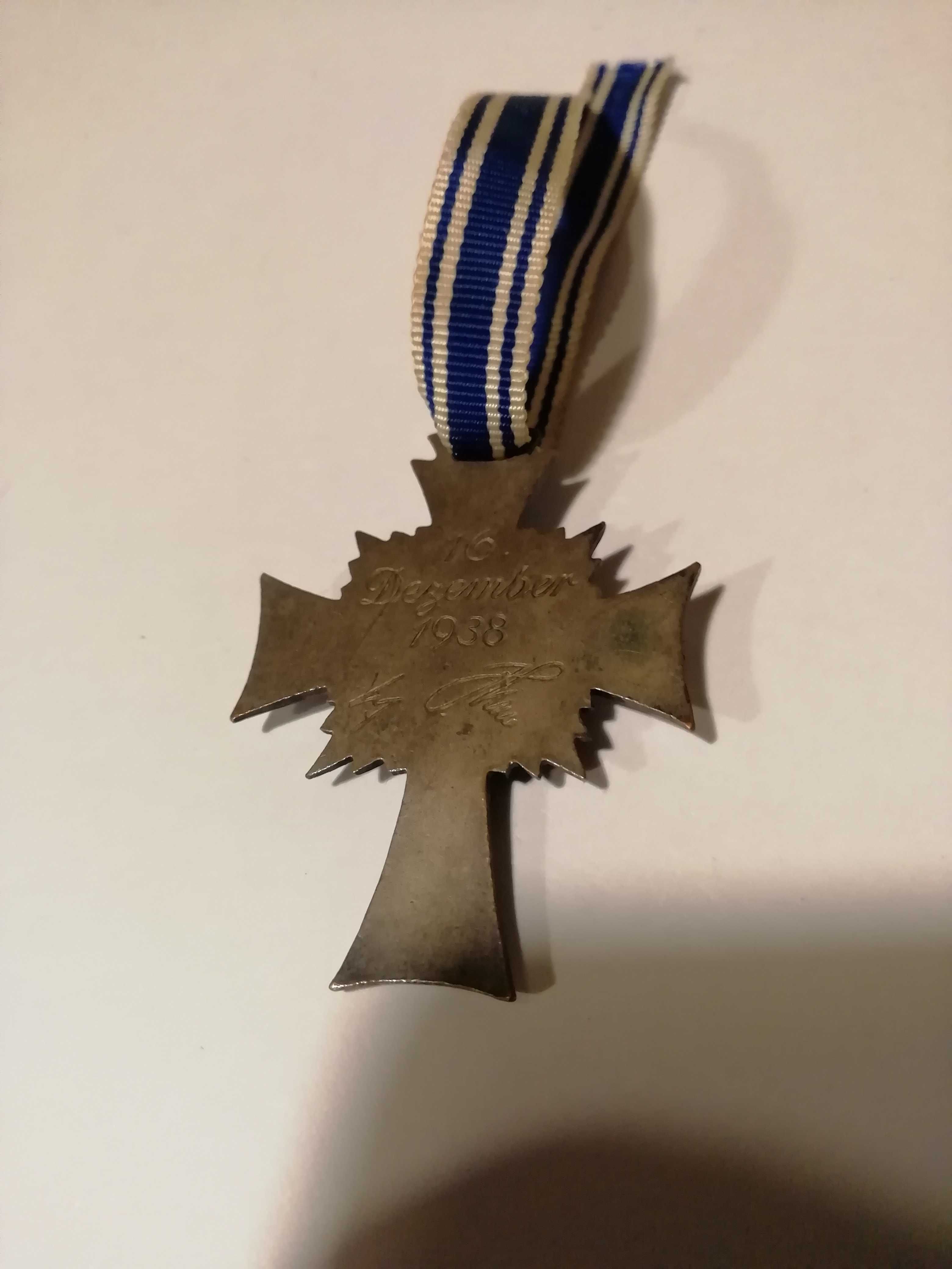 Medalha Mothercross Bronze 1938 Alemanha 3º Reich WW2