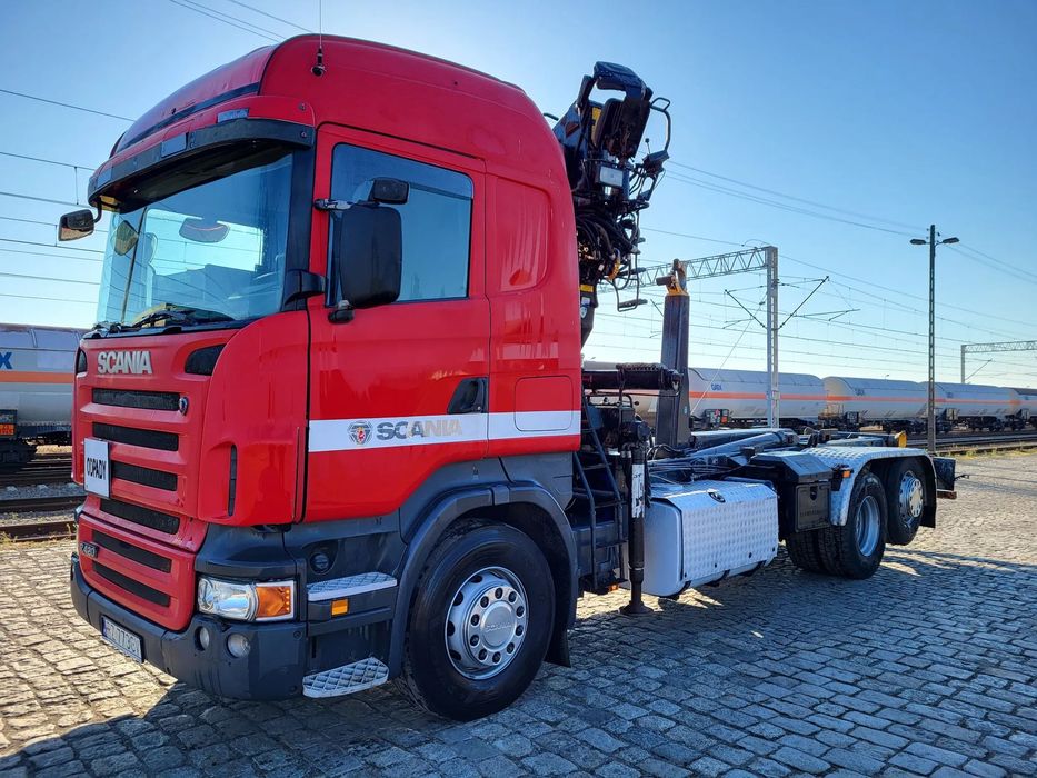 Scania R420  SCANIA R420 Hakowiec z HDS
