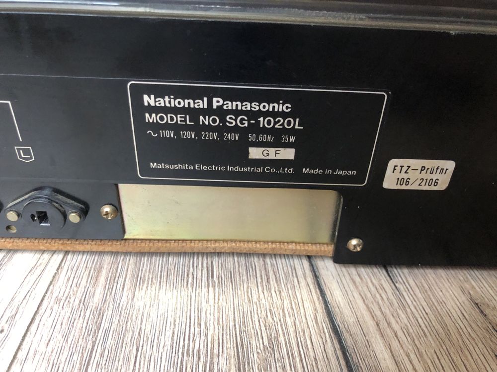 Gramofon National Panasonic SG-1020L