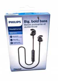 NOWE słuchawki bezprzewodowe douszne Philips TAE4205BK
