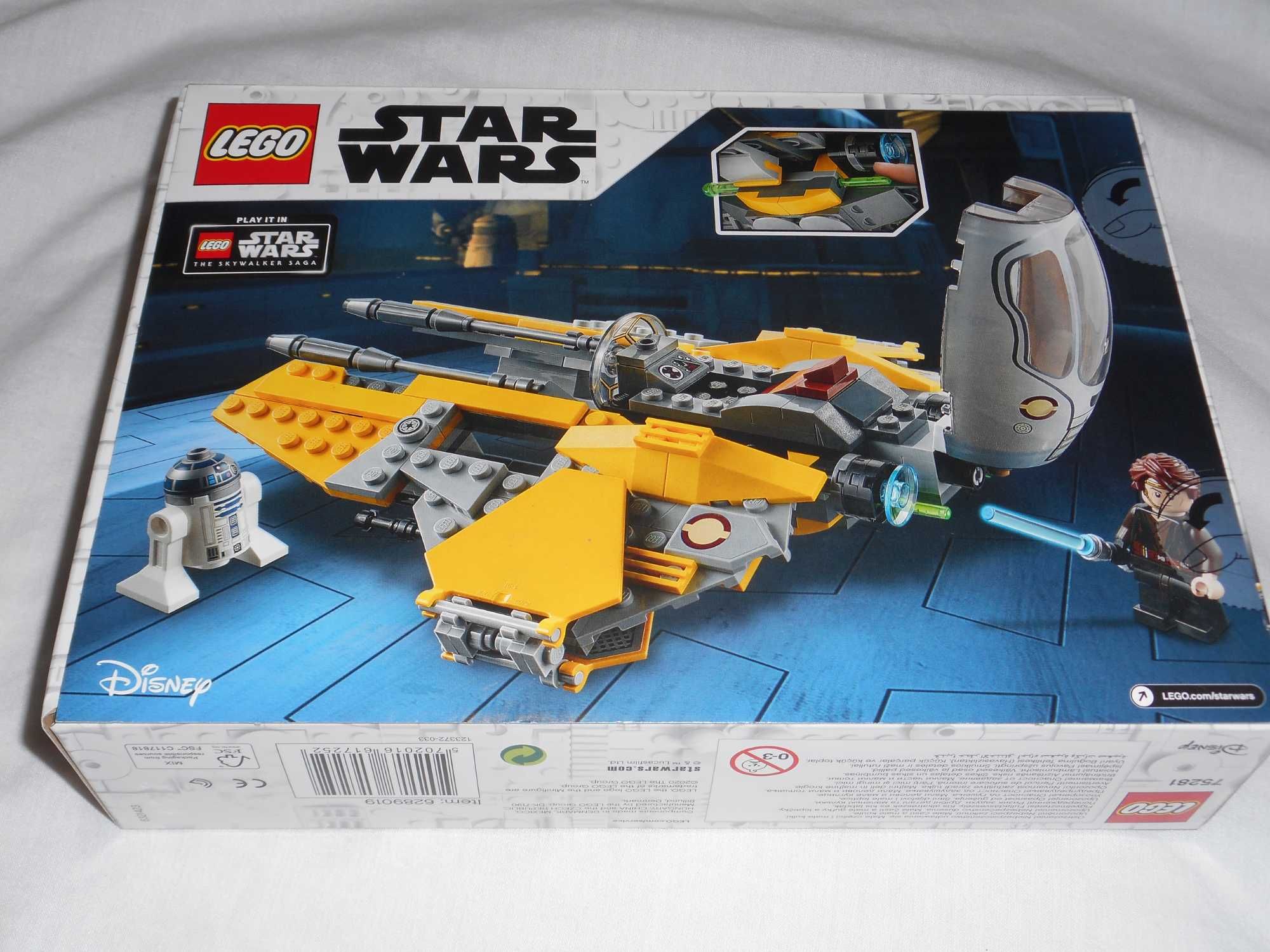 LEGO Star Wars Anakin's Jedi Interceptor 75281 - Novo