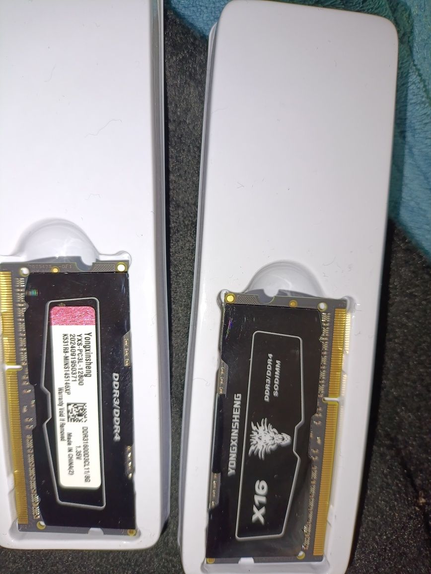 Pamięć RAM Yongxisheng DDR3/DDR4 2x8GB 1600MHz SO-DIMM