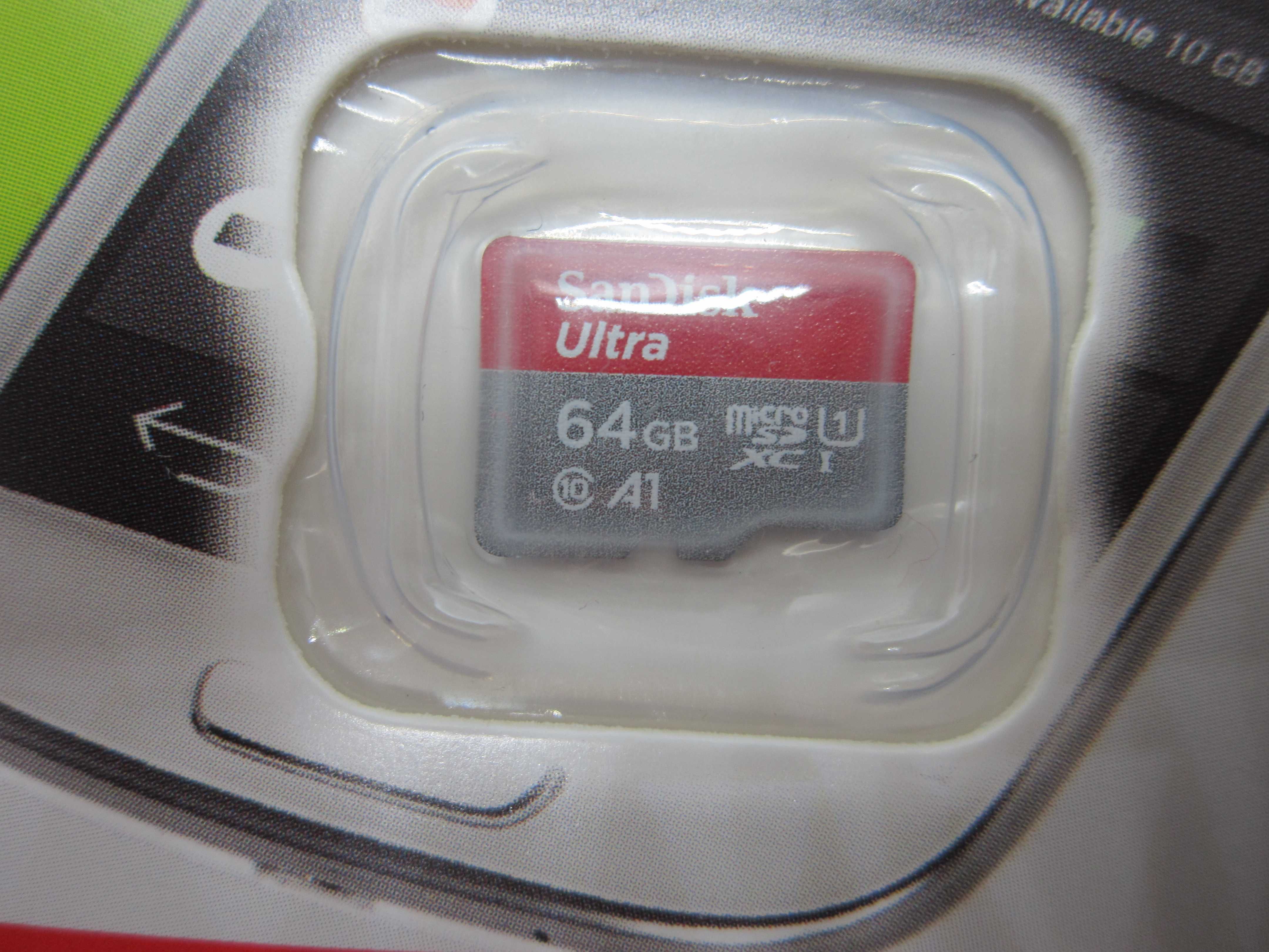 SanDisk Kingston microSD 64Gb Class 10 Карта памяти новая флешка