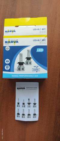 LED лампочки H7 для фар Narva