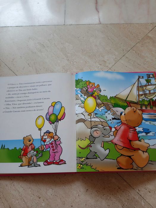 "As aventuras de Vítor no parque de diversões" edições Asa