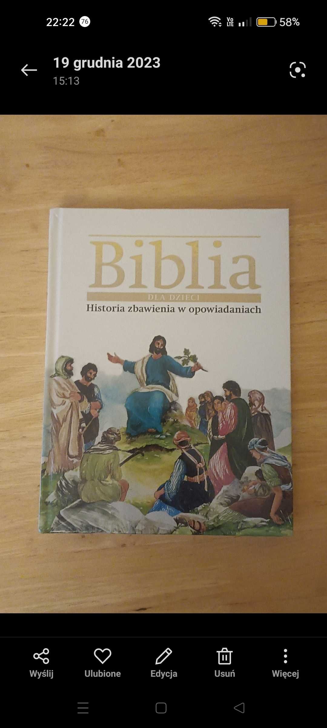 Nowa Biblia dla dzieci - dobry prezent na komunię