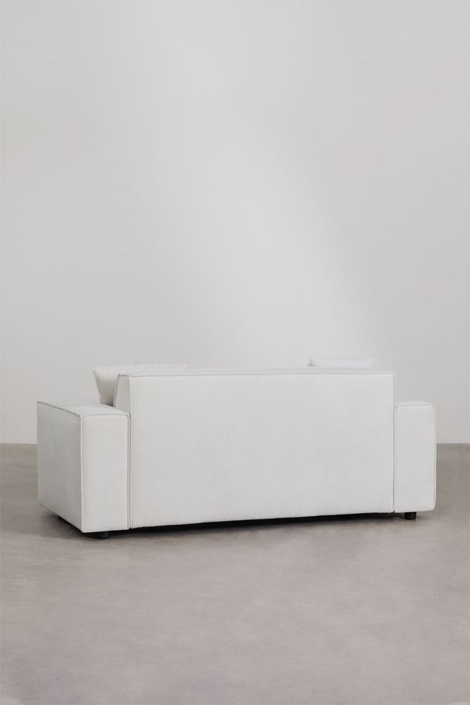 Sofa de dois lugares em tecido basian boucle