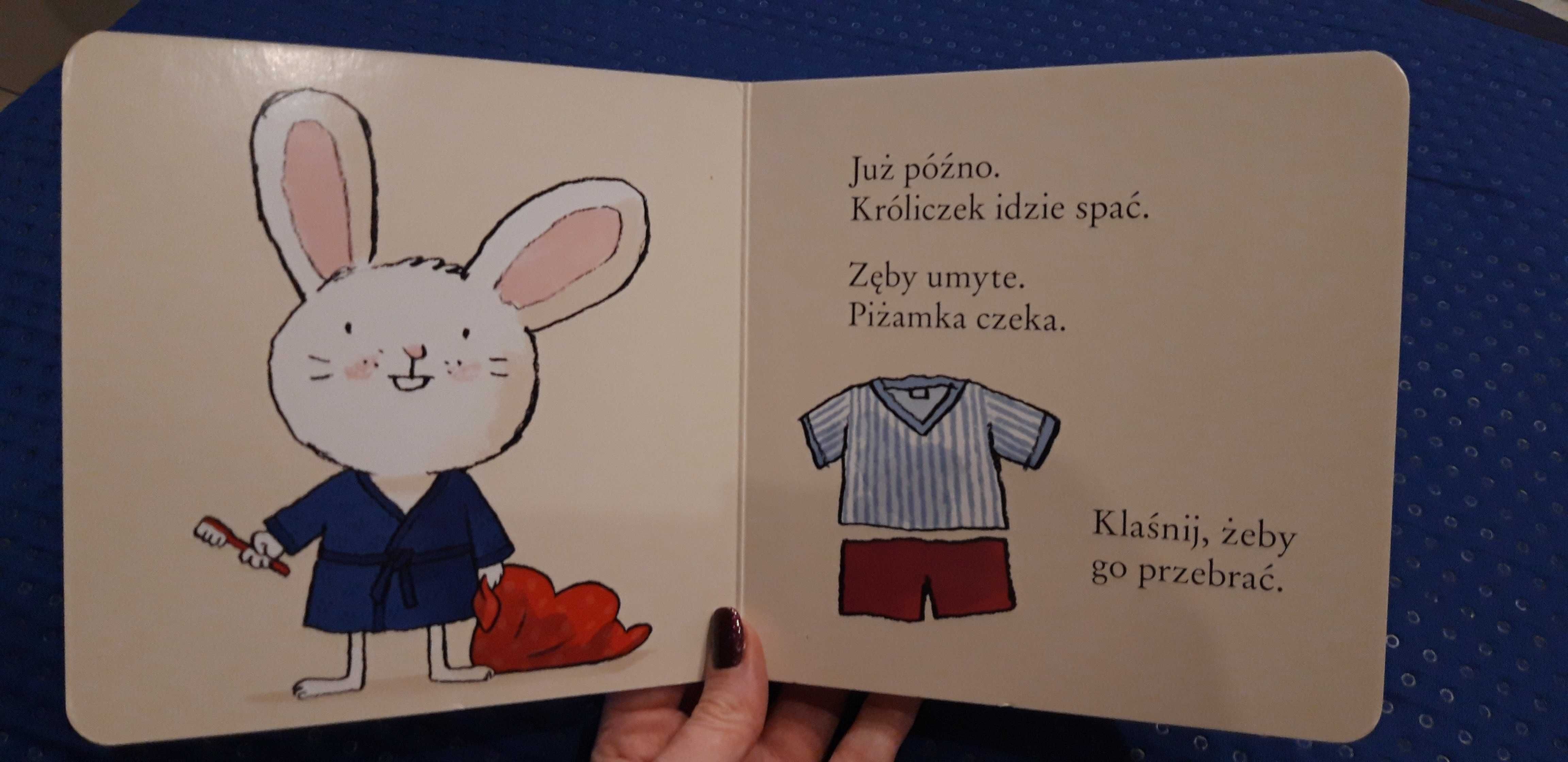 Książka Śpij króliczku, Jorg Muhle, zasypianie dziecko
