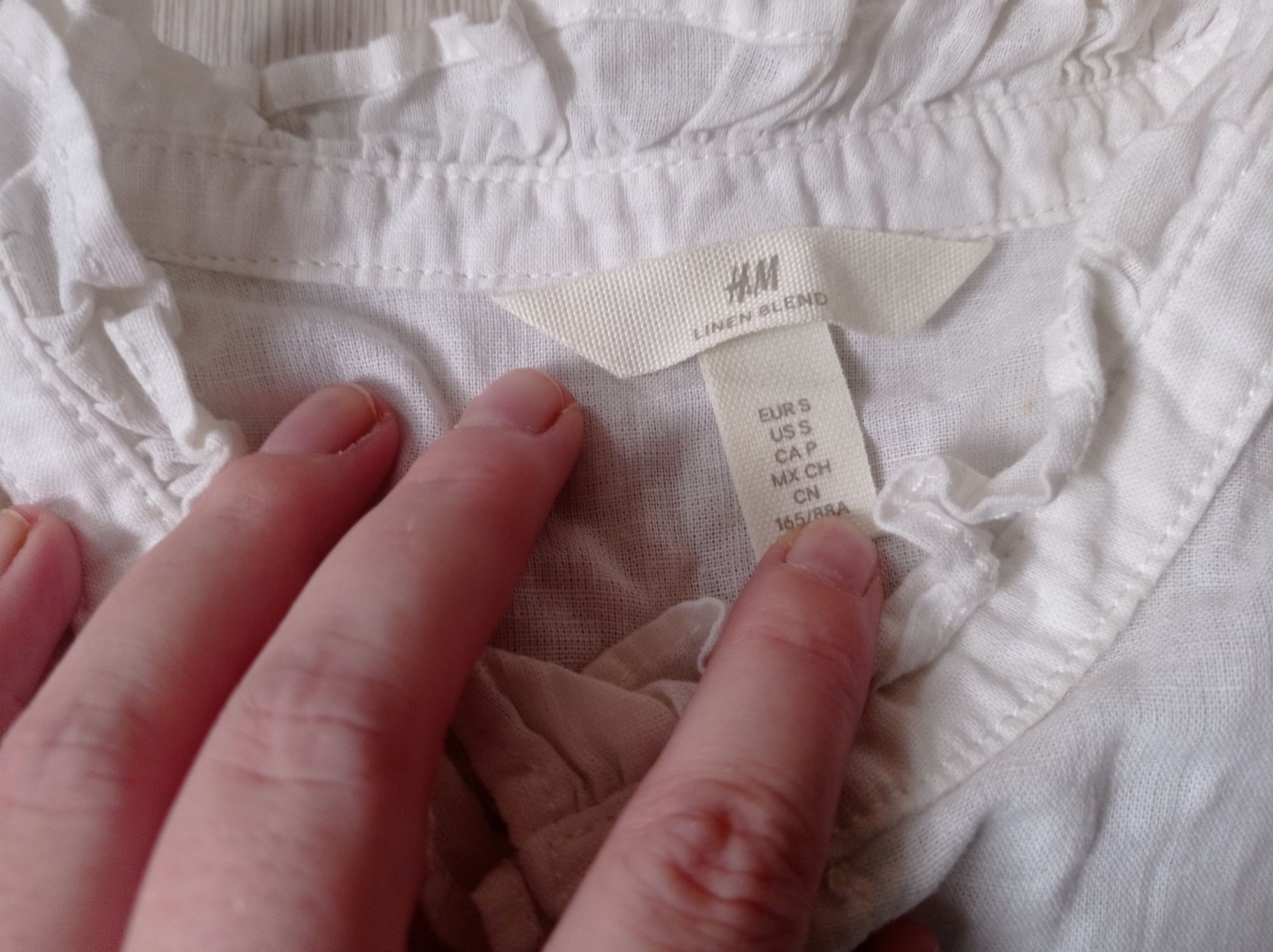 Koszula biała h&m s