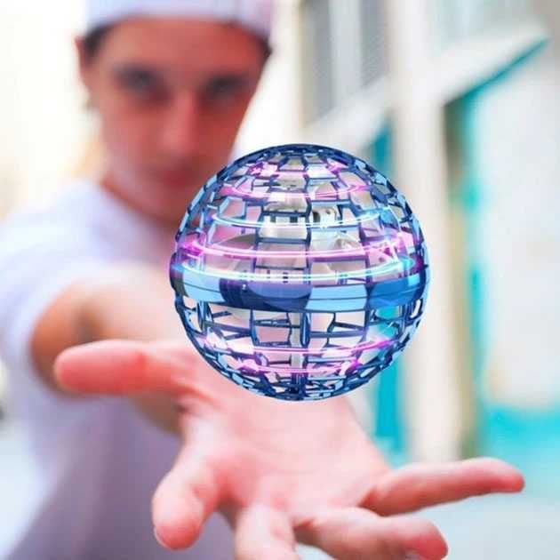 Літаюча куля спіннер, що світиться FlyNova Pro Gyrosphere іграшка м'яч