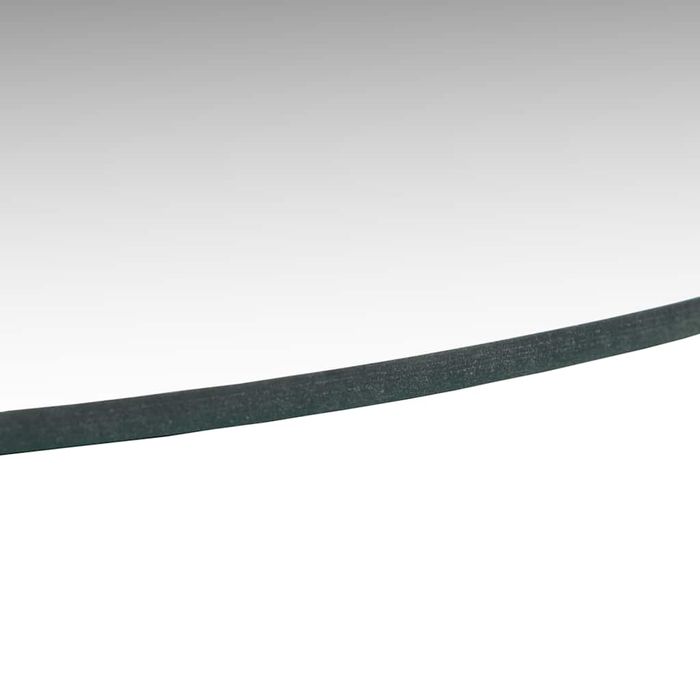 Vidaxl Lustro Ścienne Z Lampkami Led, Okrągłe, Szklane