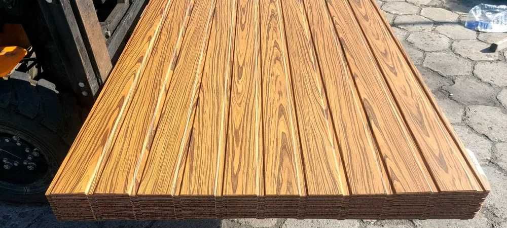 Blacha panelowa 2gat T7 podbitka ściany obicie ścian - rose wood