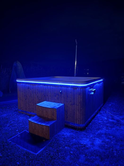 Gorąca balia/Beczka/Hot Tub/SPA/Jacuzzi/Kompletna od ręki 8osób kompoz