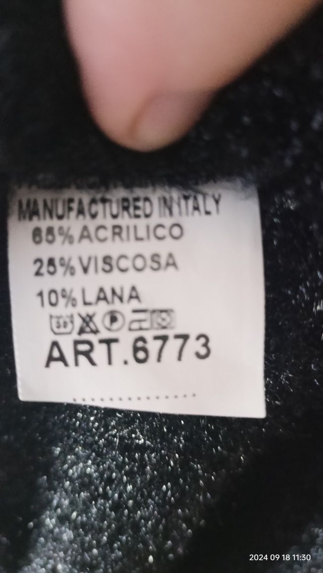 Czarny sweter xxl