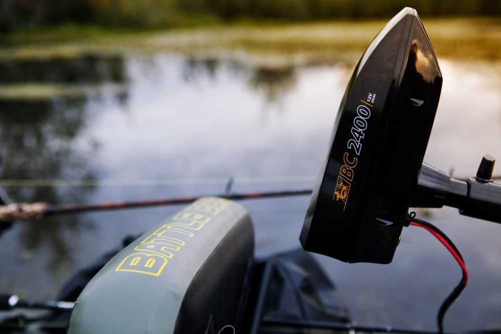 silnik zaburtowy elektryczny do belly boat kajaka sterowany pilotem