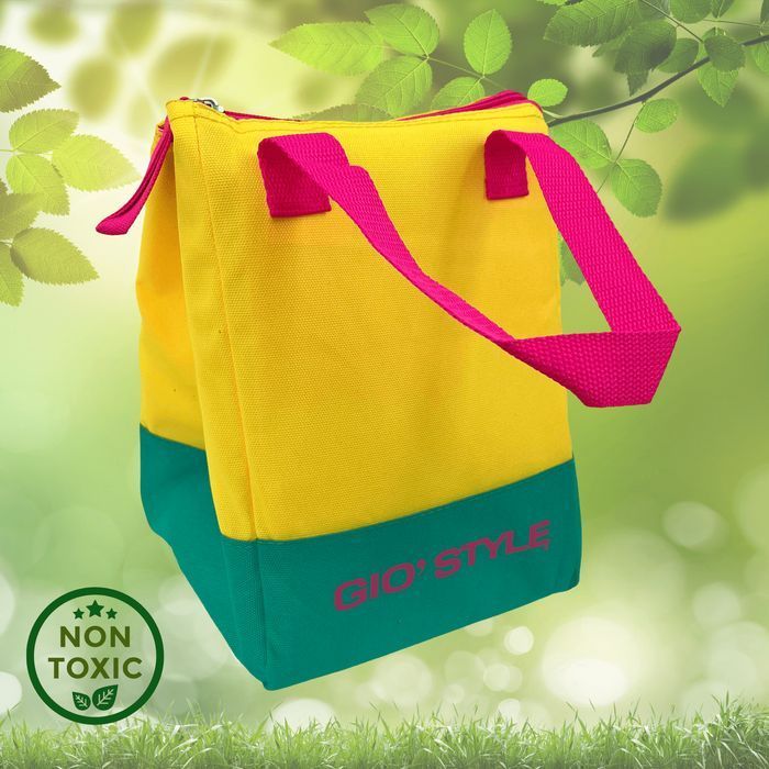 torba lunchowa kamai gio style, w kolorze żółtym, pojemność 5l