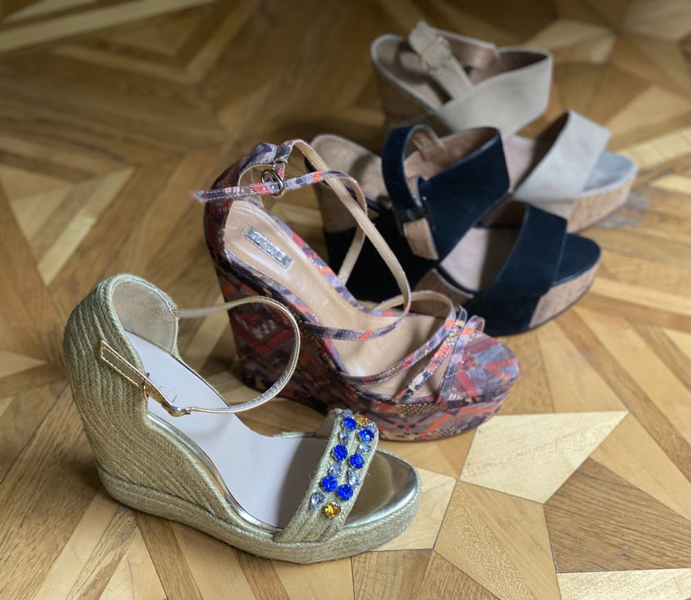 Босоніжки  Gucci, Schutz , Aldo