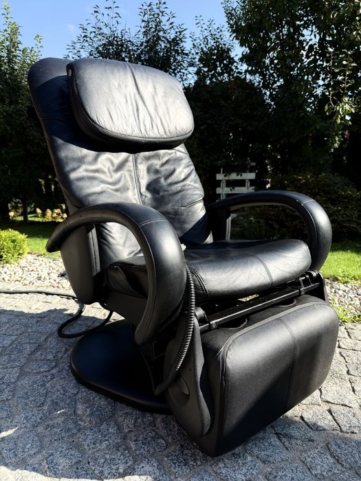 fotel Human Touch HT-125 z masażem oraz funkcją relax skóra pilot