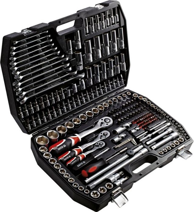 Набір інструментів Yato 1/2" 1/4" і 3/8" 216 шт.